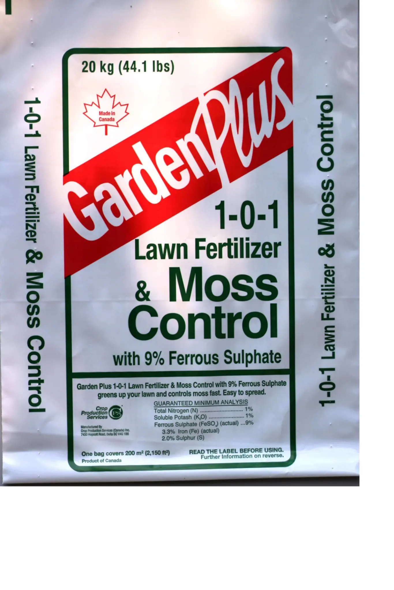 Garden Plus Moss Control 1-0-1